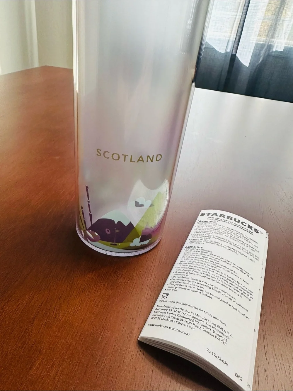 Starbucks Scotland Travel Tumbler